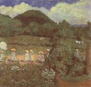 Karoly Ferenczy Summer Day oil painting